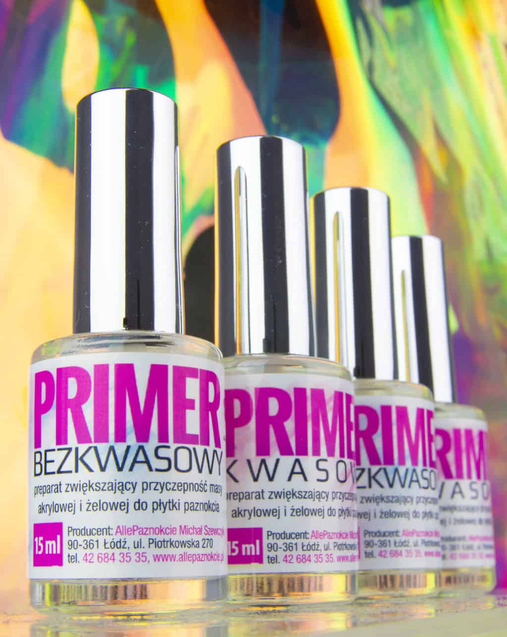 primer kwasowy i bezkwasowy